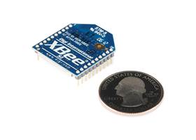 XBee 1mW Trace Antenna - Series 1 - next to USA quarter